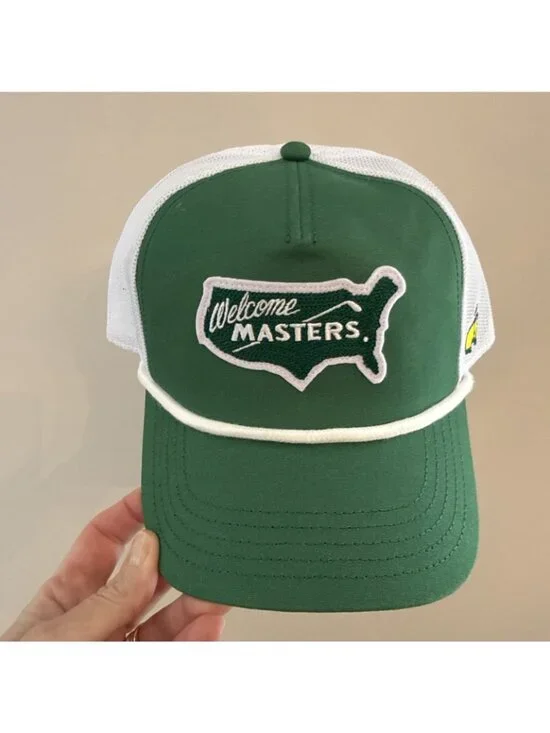 Masters Golf 2026 Hat Green Welcome SnapBack - Picture 2 of 6